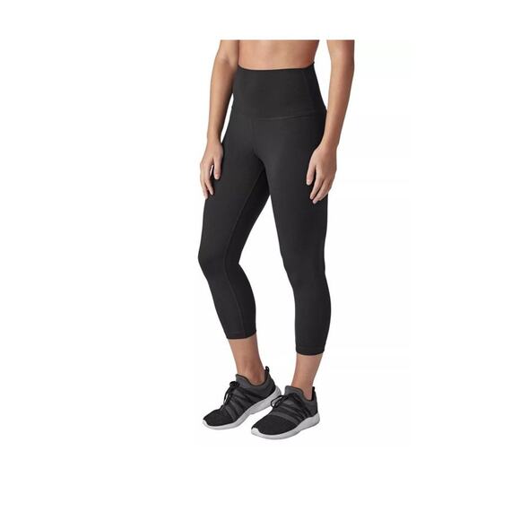 NWT • Active Life Yoga Capri Leggings Cropped Pant Black • Dry Wicking • Large - Picture 1 of 9